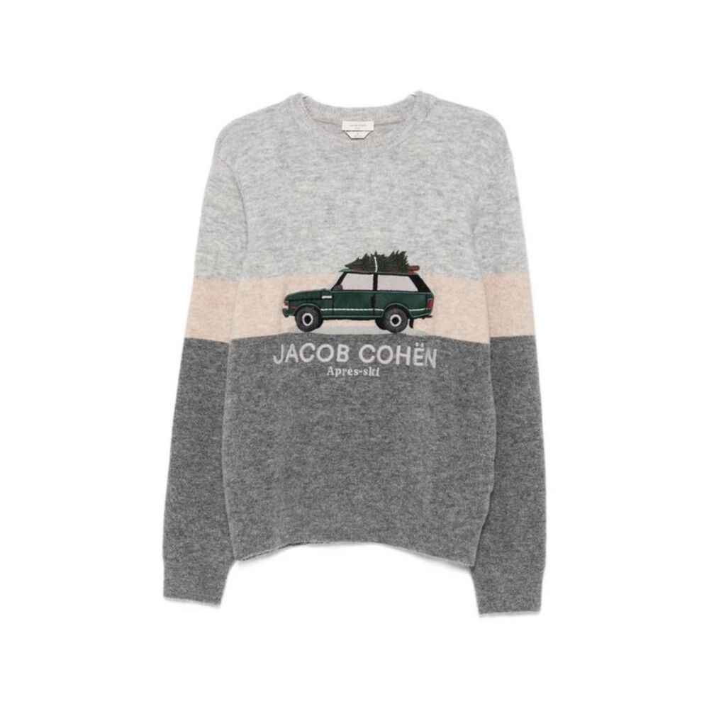 Jacob Cohen Men Wool Crewneck Sweater